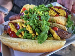 No Diggity Carrot Griller  at Bubbie's - Plant Burgers at Plant Food Lab in Washington