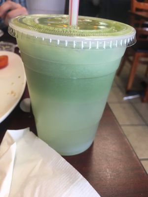 Migraine reliever was good, not a strong taste. But why is their what looks like pulp in the top? :( at Healthy Garden and Gourmet Pizza in Voorhees