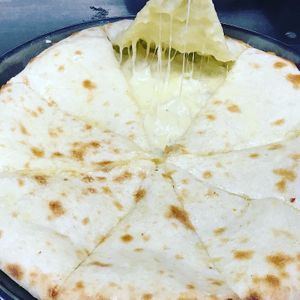 Cheese nan  at Newdelhi Indian in Kyoto