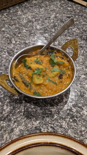 🍛Aloo Baingan Masala (900¥ | 5.8$) - VEGAN option at Newdelhi Indian in Kyoto