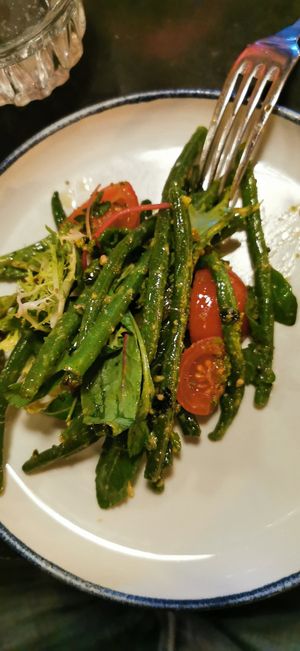 Green bean salad at Baracca in Leuven