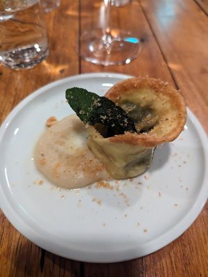 Ravioli at Allegra Dining Room in Adelaide