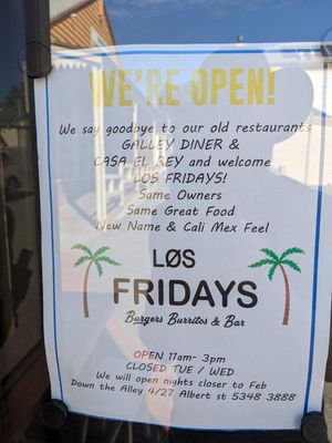  at Los Fridays in Daylesford