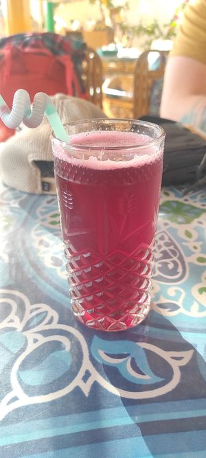 Hibisicus Cold Drink at Nubian Dreams in Aswan