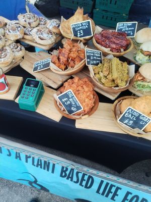 Stall at Soy Ahoy in Bristol