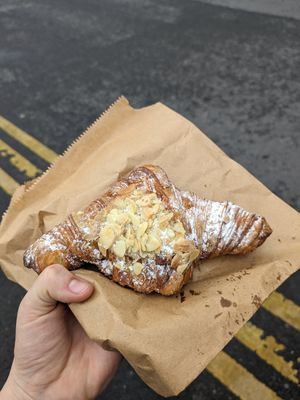 Vegan Almond Croissant at Soy Ahoy in Bristol