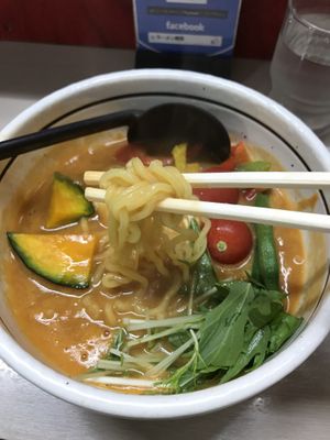 Chewy noodles at Kumakichi in Sapporo