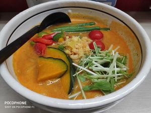 Pumpkin Soup!!! at Kumakichi in Sapporo