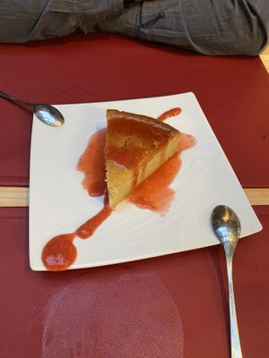 Vegan coconut milk cake 😍😍😍 at Le Baobab in Dunkirk