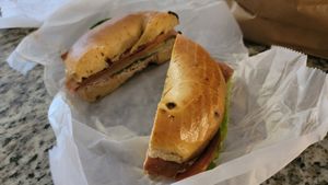 $21 Vegan Chipotle Club at Shmagels Bagels in Ocean City