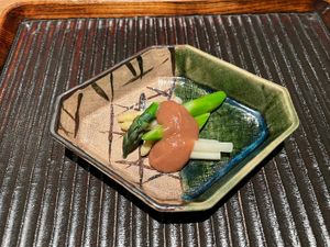 Asparagus  at Kajitsu in New York City