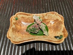 Tempura vegetable   at Kajitsu in New York City