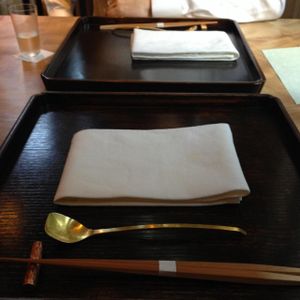 Utensils at Kajitsu in New York City