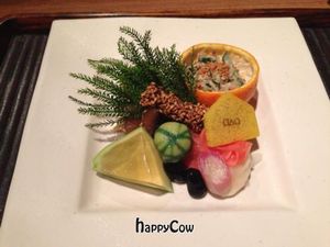 entree at Kajitsu in New York City