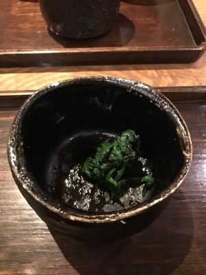 Spinach at Kajitsu in New York City