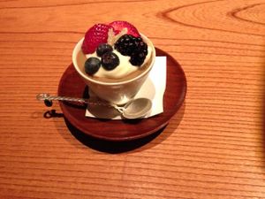 dessert at Kajitsu in New York City