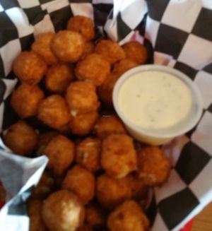 Cheese Balls at Cyber Cafe West in Binghamton