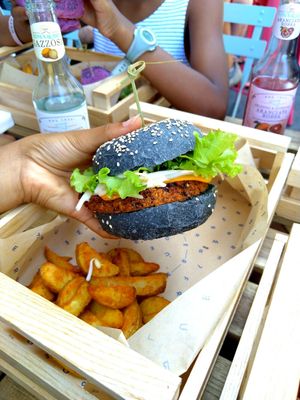 Flower burger at Flower Burger in Marseille