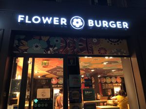 Frontage  at Flower Burger in Marseille