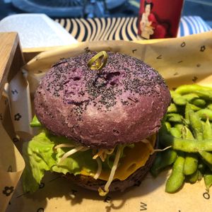 Flower burger at Flower Burger in Marseille