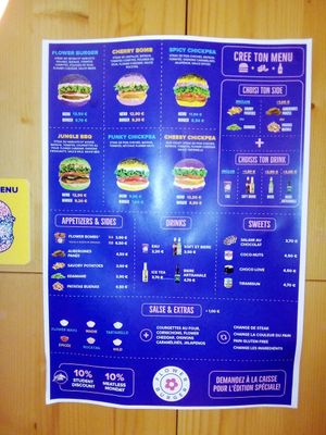  at Flower Burger in Marseille