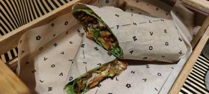 Vegan kebab at Flower Burger in Marseille