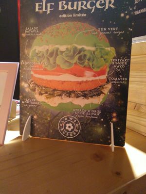 Elf at Flower Burger in Marseille