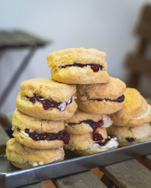 Scones  at Canela in Calgary