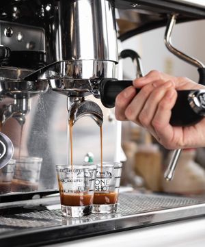 All of our lattes are vegan, no dairy in our cafe   at Canela in Calgary