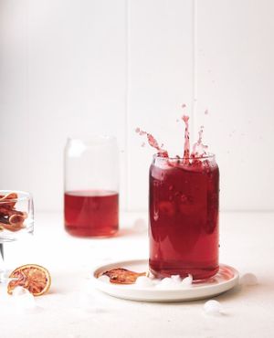 Hibiscus lemonade always for those summer days 🌞  at Canela in Calgary