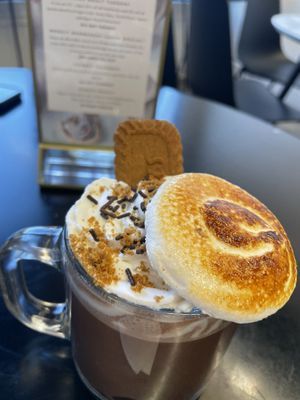 YYC Hot Chocolate Fest S’Mores Biscoff Hot Chocolate   at Canela in Calgary