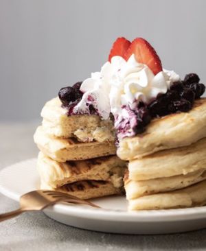 Pancakes Brunch served every Saturday and Sundays from 9-2  at Canela in Calgary