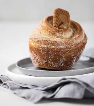 Vegan cruffins   at Canela in Calgary