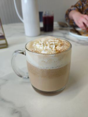 Pumpkin Chai Latte with whipped cream! 😩😍 at Canela in Calgary