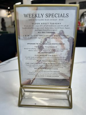 Weekly specials   at Canela in Calgary