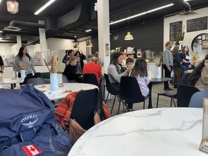 Large seating areas  at Canela in Calgary