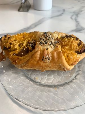 Ham cheeze croissant  at Canela in Calgary