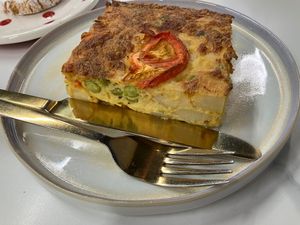 Frittata at Canela in Calgary