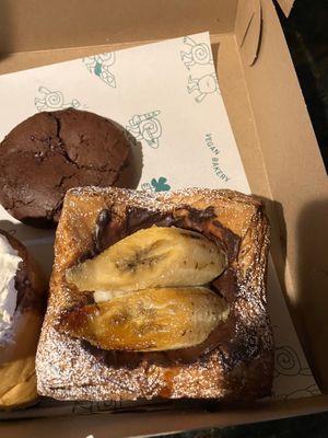 Banana danish at Canela in Calgary