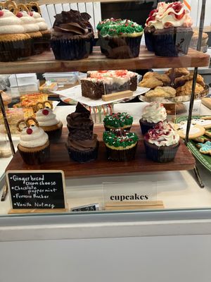 Christmas cupcakes  at Canela in Calgary