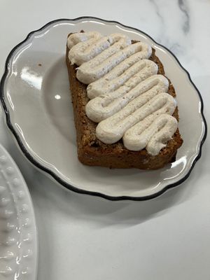 Gluten free ginger bread at Canela in Calgary