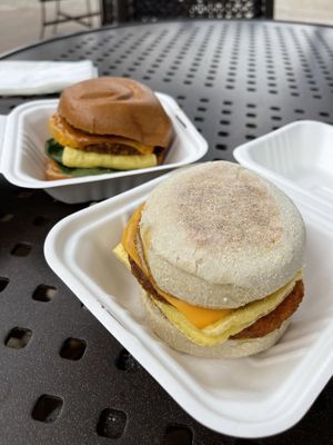 Same sandwiches different angle. at Spoiled Vegans Cafe in San Diego