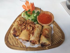 Springrolls at Thong Thai in Wemeldinge