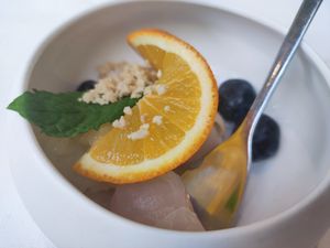 Sticky rice with lychees at Thong Thai in Wemeldinge