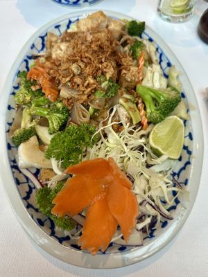 Pad Thai with tofu and no egg  at Thong Thai in Wemeldinge