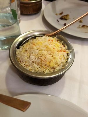 Pilau rice  at Namaste in Pisa