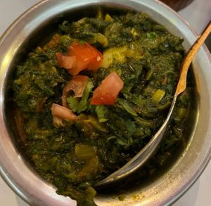 Alu palak  at Namaste in Pisa