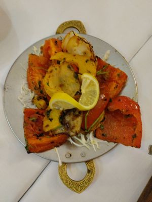 Pine apples really mix well with the rest at Namaste in Pisa