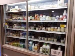 Refrigerated section (1 of 2) at Drogerie Haas in Frauenfeld