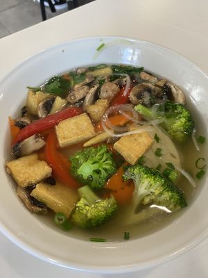Vegan pho  at Papasan's Vietnamese in Cocoa